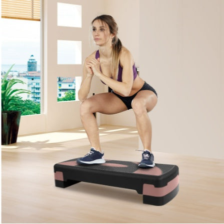 Only Supports Self Pickup Stepped Cardio Platform With 5 Adjustable Height Workout Steps, 4 Stackable Uprights, Fitness Training Stepper For Home Gym