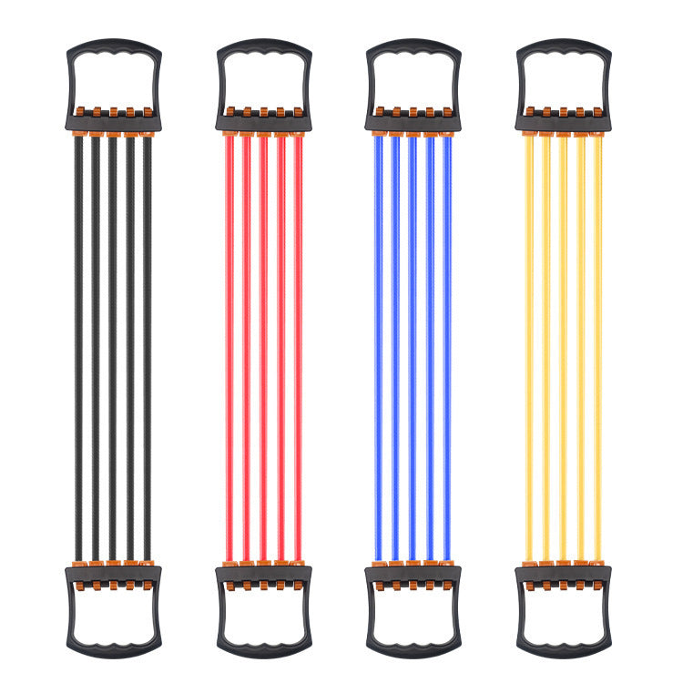 Five-tube Chest Expander Removable Pulling Rope Chest Expansion Abdominal Crunch Board