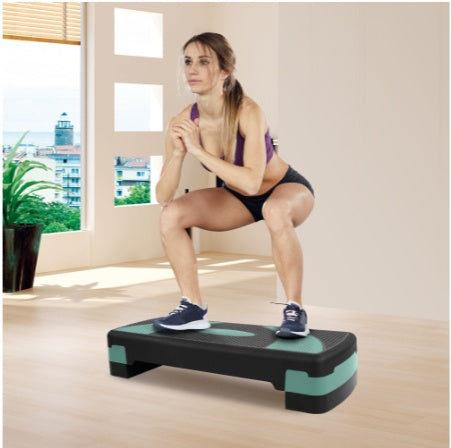Only Supports Self Pickup Stepped Cardio Platform With 5 Adjustable Height Workout Steps, 4 Stackable Uprights, Fitness Training Stepper For Home Gym