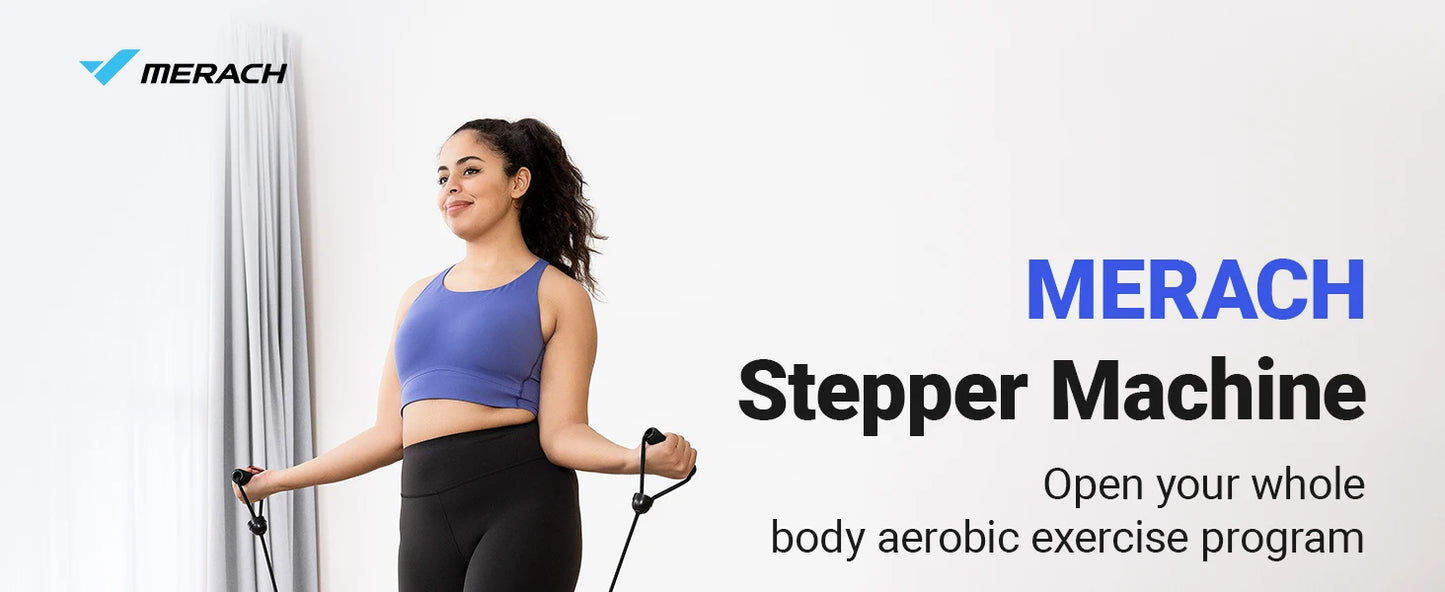 Mini Stepper for Exercise Twist Stair Stepper 330LBS Capacity Stepper Exercise Equipment with Resistance Band for Fitness
