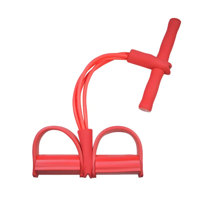 Gum 4 Tube Resistance Bands Latex Pedal Pull Rope Resistance Band