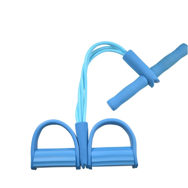 Gum 4 Tube Resistance Bands Latex Pedal Pull Rope Resistance Band