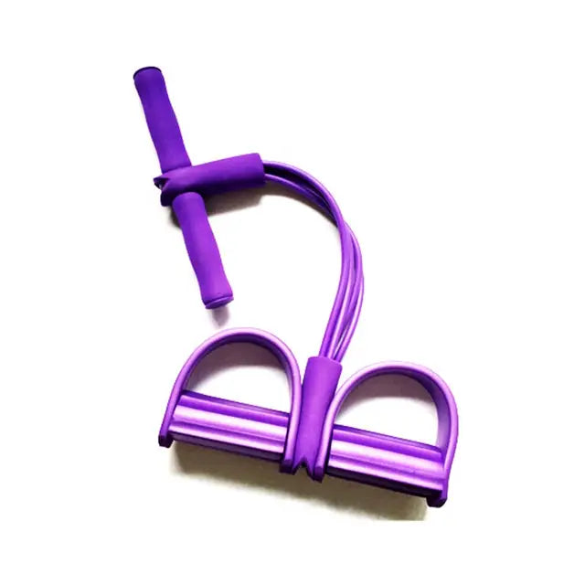 Gum 4 Tube Resistance Bands Latex Pedal Pull Rope Resistance Band