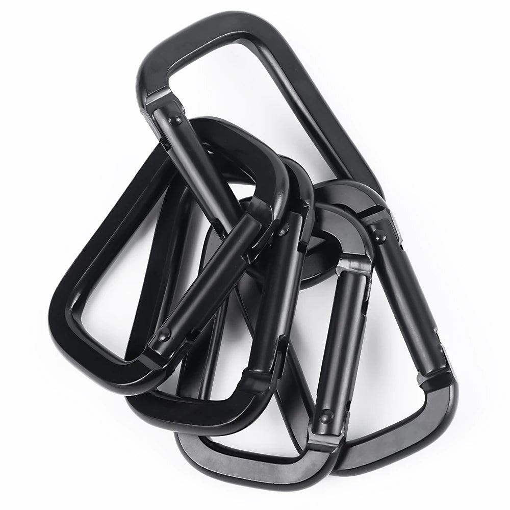 Heavy-Duty Aluminum Carabiners – 1/3/5 PCS Set