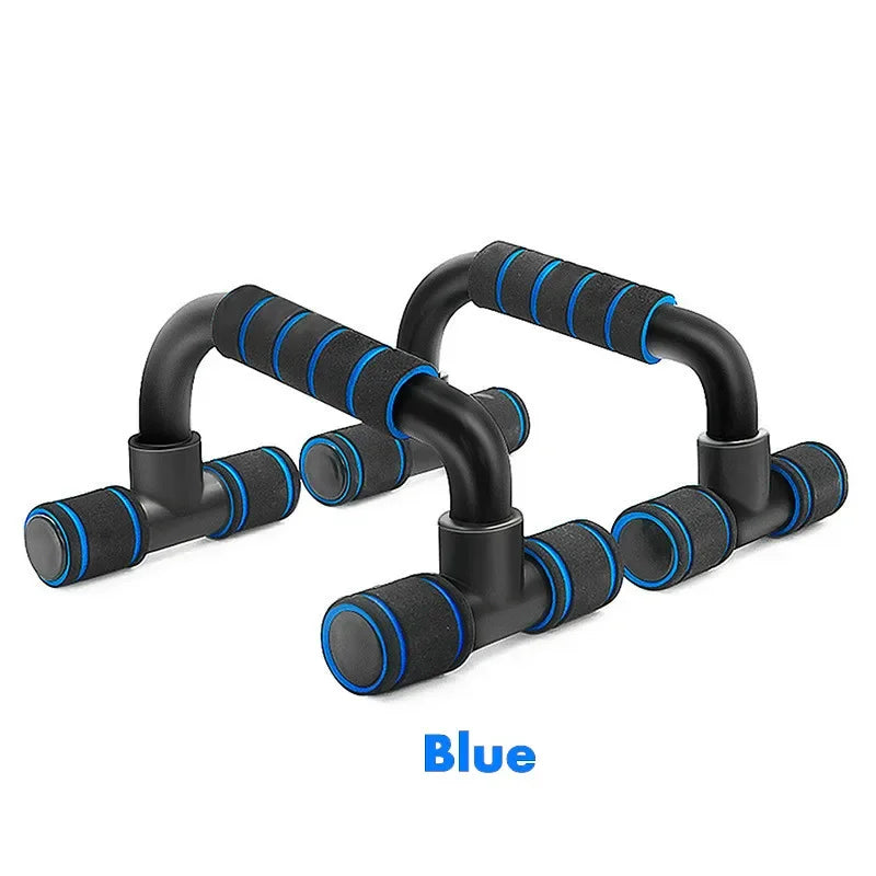 U-Shaped Push Up Bars (1Pair) - Sponge Hand Grip Fitness Tool for Home Gym Muscle Training & Body Building workout equipments
