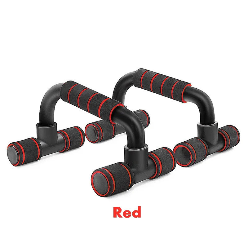U-Shaped Push Up Bars (1Pair) - Sponge Hand Grip Fitness Tool for Home Gym Muscle Training & Body Building workout equipments