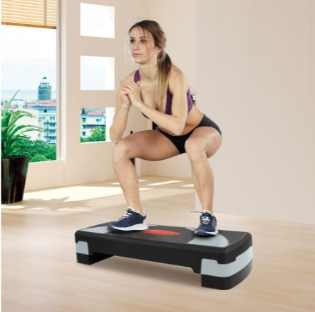 Only Supports Self Pickup Stepped Cardio Platform With 5 Adjustable Height Workout Steps, 4 Stackable Uprights, Fitness Training Stepper For Home Gym