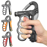 Adjustable Hand Grip Strengthener (5–100kg) – Wrist & Forearm Trainer