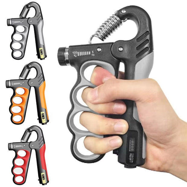 Adjustable Hand Grip Strengthener (5–100kg) – Wrist & Forearm Trainer