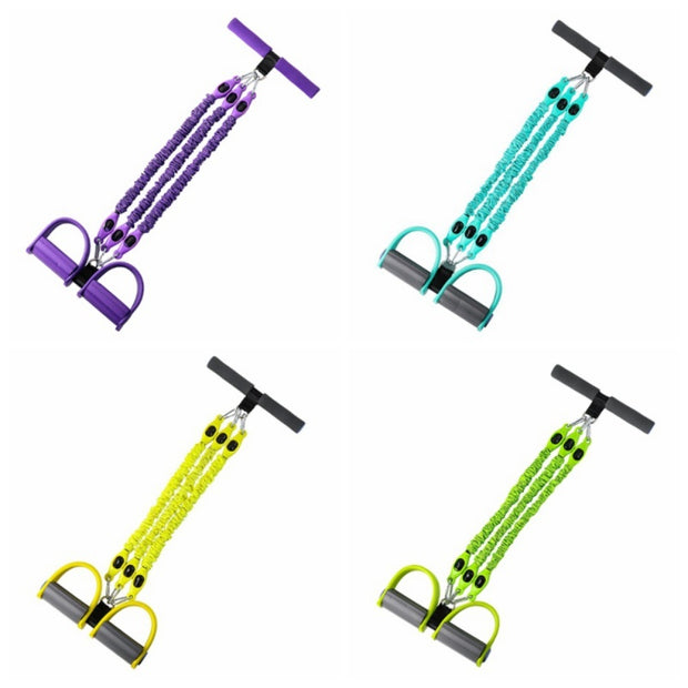 Multifunctional Pedal Resistance Band – Strong Latex Fitness Tension Rope