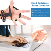 Silicone Hand Grip Strengthener – Finger Exercise Stretcher