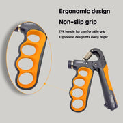 Adjustable Hand Grip Strengthener (5–100kg) – Wrist & Forearm Trainer