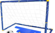 Folding Mini Football Soccer Ball Goal Post Net