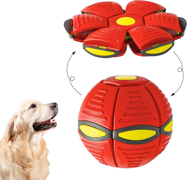 LED Flying Saucer Ball – Magic UFO Dog Toy