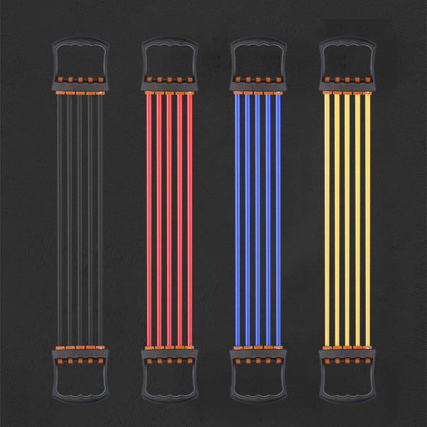 5-Tube Chest Expander – Removable Resistance Pulling Rope