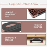 Adjustable Stepped Cardio Platform – 5 Height Levels Workout Stepper