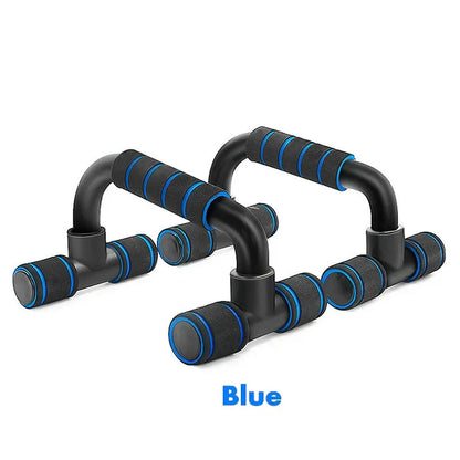 U-Shaped Push Up Bars (1Pair) - Sponge Hand Grip Fitness Tool for Home Gym Muscle Training & Body Building workout equipments