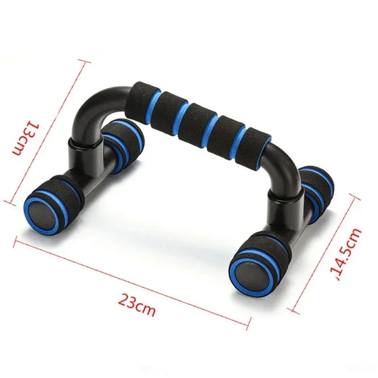 U-Shaped Push Up Bars (1Pair) - Sponge Hand Grip Fitness Tool for Home Gym Muscle Training & Body Building workout equipments