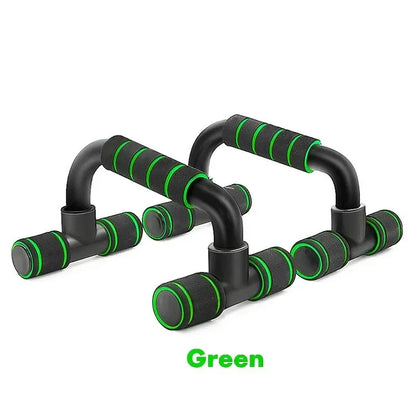 U-Shaped Push Up Bars (1Pair) - Sponge Hand Grip Fitness Tool for Home Gym Muscle Training & Body Building workout equipments