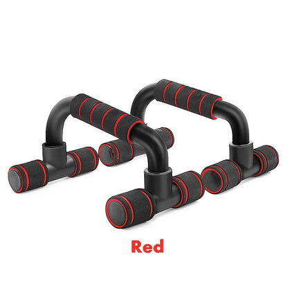 U-Shaped Push Up Bars (1Pair) - Sponge Hand Grip Fitness Tool for Home Gym Muscle Training & Body Building workout equipments