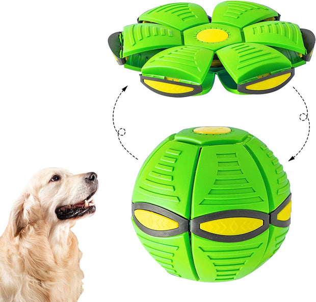 LED Flying Saucer Ball – Magic UFO Dog Toy