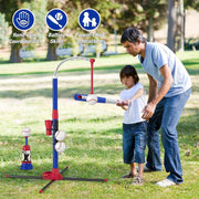 Adjustable Automatic Baseball Toy Set – Hanging & Standing Pitch Trainer